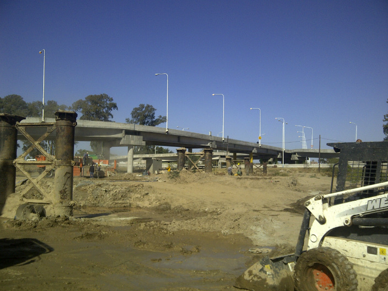Viaducto en Santiago del Estero para Constructora Solana SRL